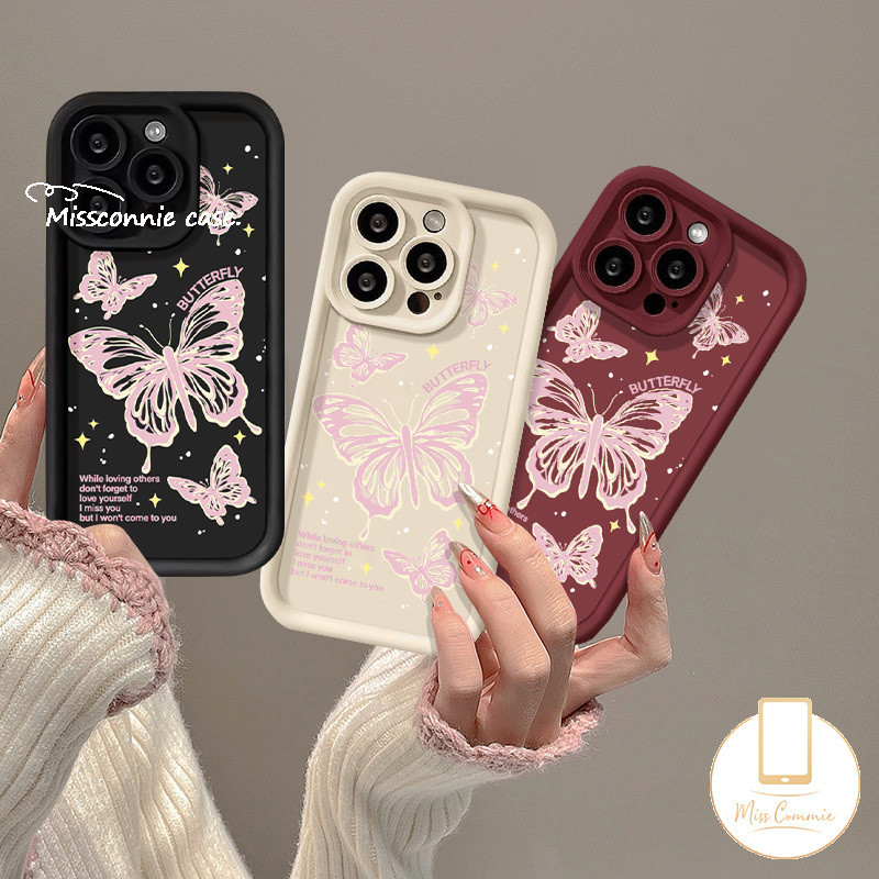 สําหรับredmi 13 12 12C 9T 9A 10C 13C A2 9 A1 10A 9C NFC Redmiหมายเหตุ10 10s 11s 8 11 9 12 Pro Max Poco M3 C55 X5 Mi 11 12 Lite Dreamy Angel Eye เคสผีเสื้อย้อนยุค