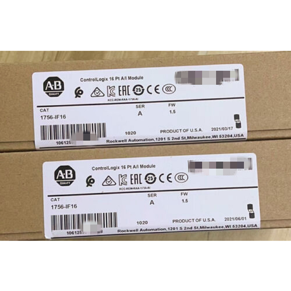 【แบรนด์ใหม่】ใหม่ โมดูลอินพุต Allen Bradley 1756-IF16 16Pt 1756-IF16