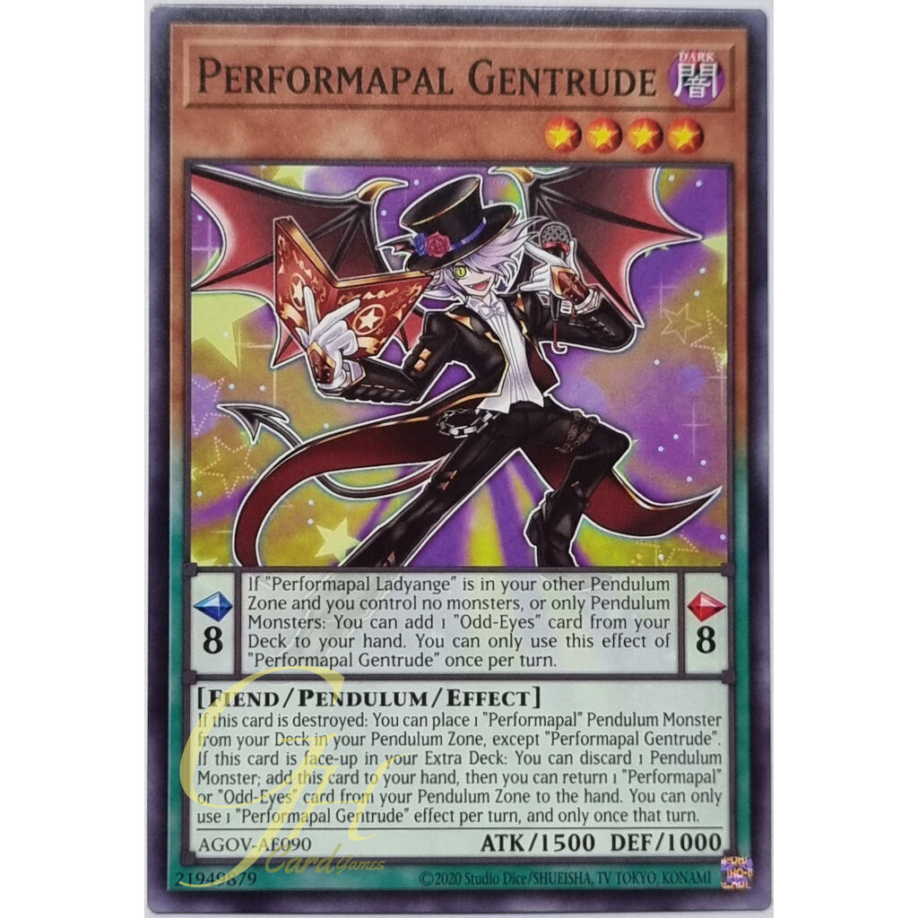 Yugioh [AGOV-AE090] Performapal Gentrude (Common)