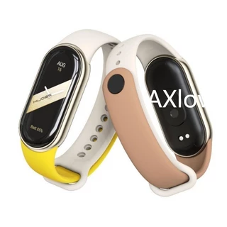 กีฬาซิลิโคนสําหรับ Mi Band 10 9 8 NFC สร้อยข้อมือสําหรับ Xiaomi Smart Band 8 NFC สายรัดข้อมือยาง Correa สําหรับ Miband 8 กันน้ําอุปกรณ์เสริม