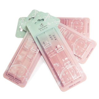 Gelun 0158 สายเสื้อในใส และขุ่น ขนาด 1.2 และ 1.5 ซม.