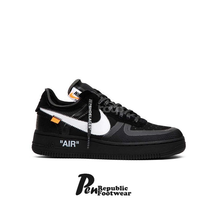 Nike Off-White x Air Force 1 Low 'Black' - 41