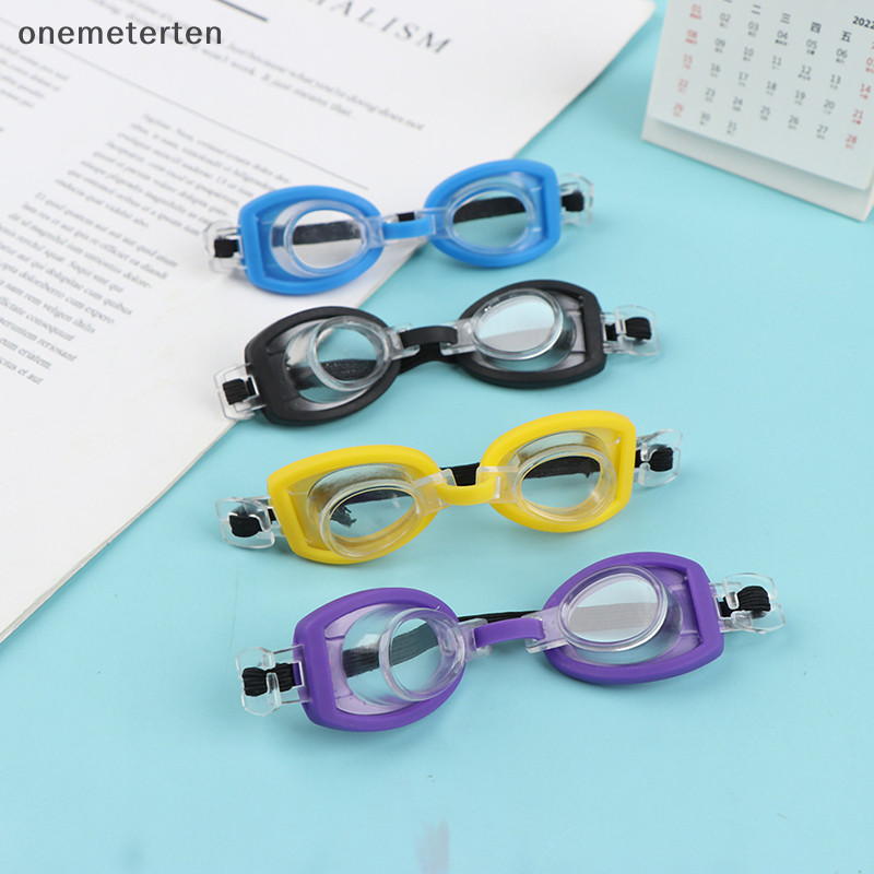 Rten 1/6 ตุ๊กตาว่ายน้ําแว่นตาของเล่นแว่นตาขนาดเล็กดําน้ําแว่นตา N