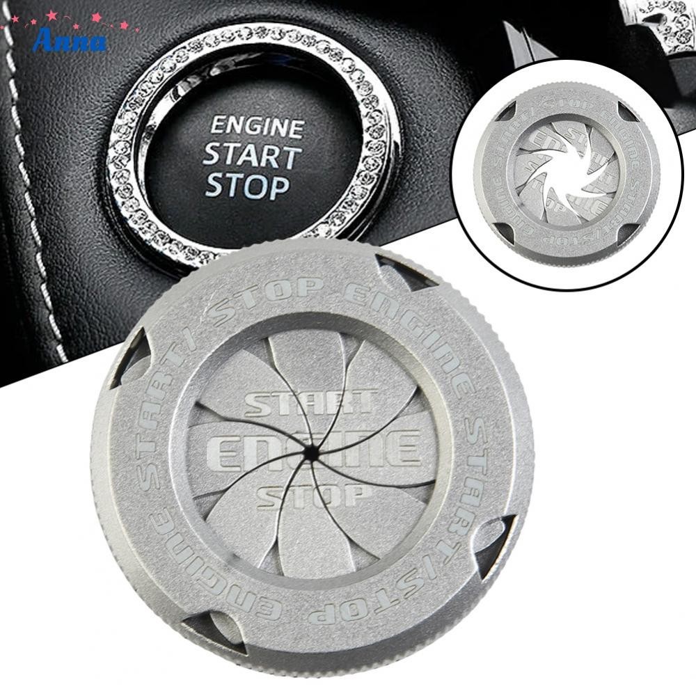 【Anna】Car Start Stop Push Vehicle Accessories Decor Engine Metal Replacement