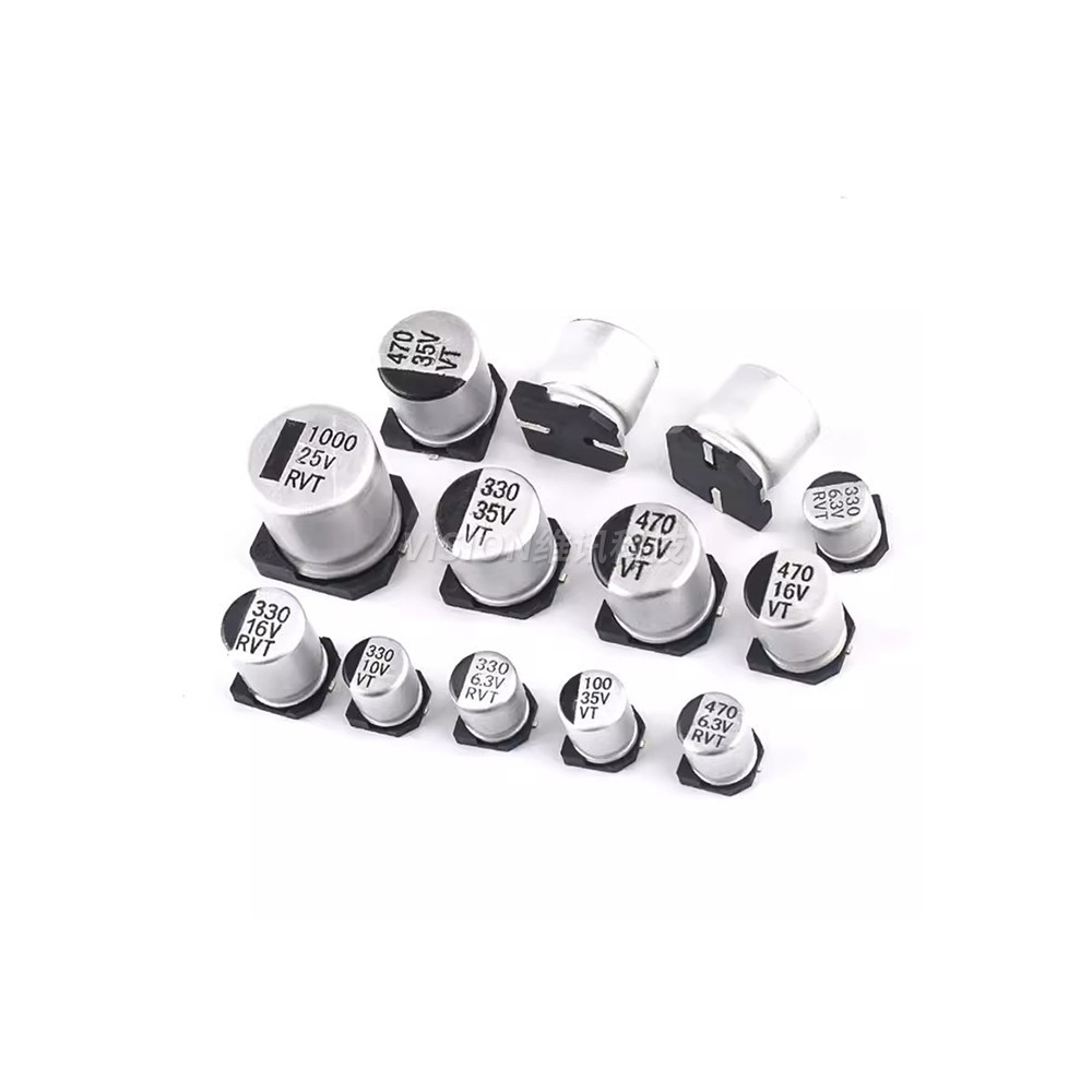 ตัวเก็บประจุอลูมิเนียมไฟฟ้า 35v 4.7 10 22 33 47 100 220 330 470UF SMD