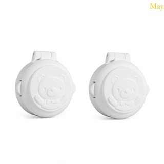 ที่ครอบปุ่มกด ทรงกลม ลายการ์ตูน เพื่อความปลอดภัยของเด็ก