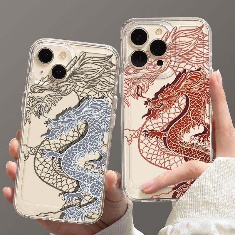 เคสซิลิโคนนิ่ม แบบใส ลายมังกร สําหรับ Infinix Smart 8 7 5 6 Plus Tecno Spark GO 2024 Zero 5G 2023 Hot 20 20S 20I 10S 10 9 Play 11 12 Pro Itel S23