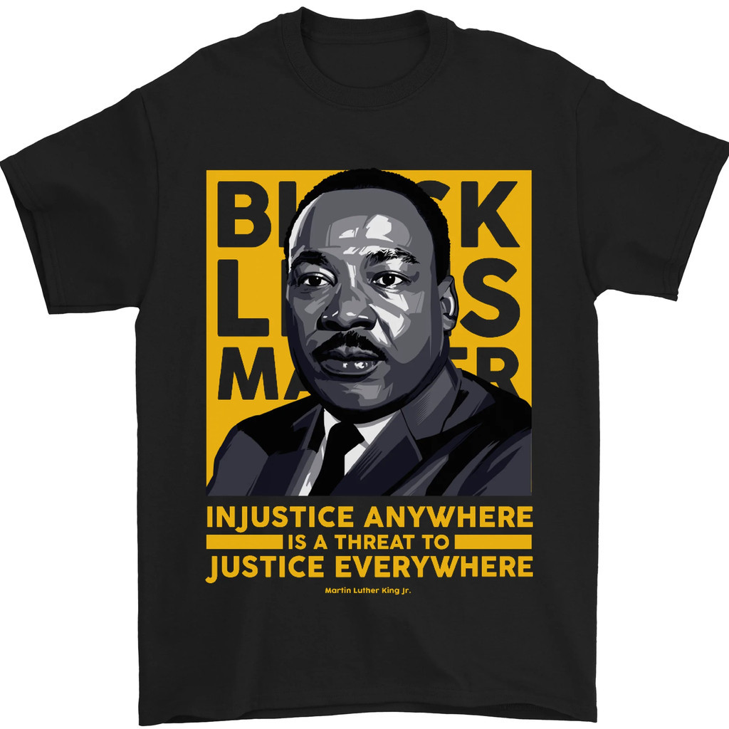 เสื้อยืด พิมพ์ลาย Mlk Martin Luther King Black Lives Matter สําหรับผู้ชาย