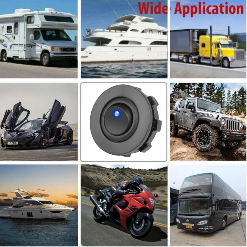 Yangming เปิด/สวิทช์, SPST 12V 20A/24V 10A รอบ Rocker Toggle,อะไหล่ 3 ขา LED ตัวบ่งชี้สวิทช์สําหรับรถยนต์เรือรถบรรทุก - รูปที่ 5