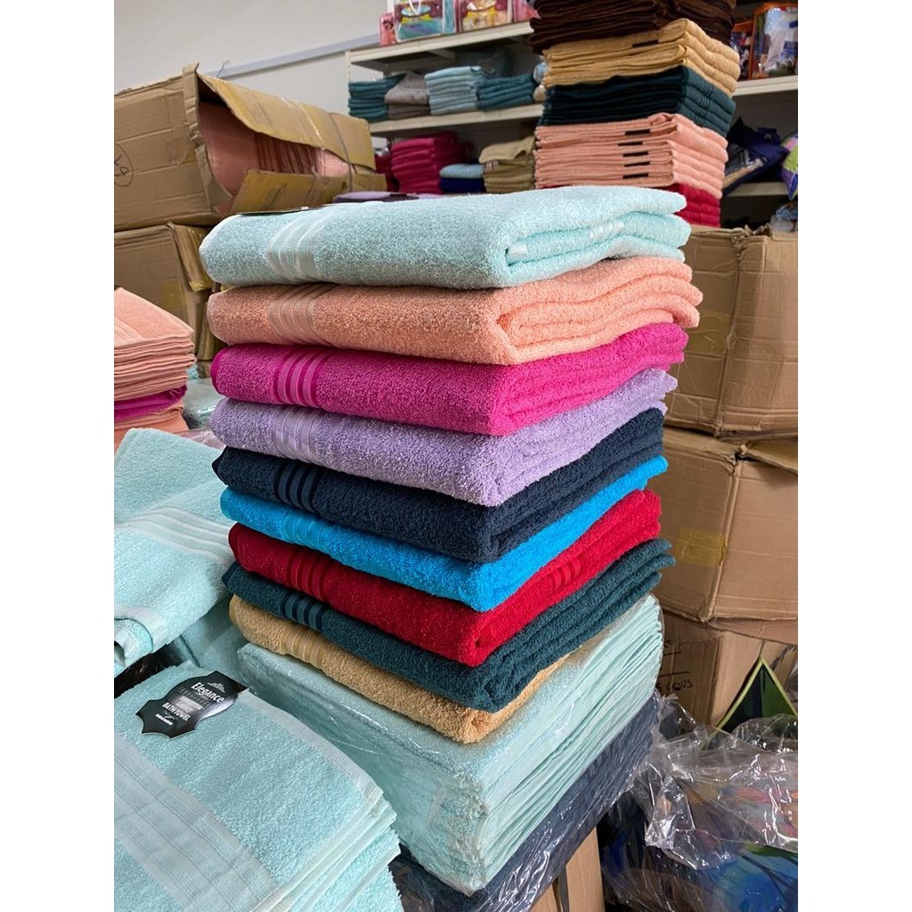 Tuala Mandi Serap Air HOTEL WISCOSE ผ้าฝ้าย 100% (XL & XXXL) HOTEL Luxury WISCOSE ผ้าเช็ดตัว