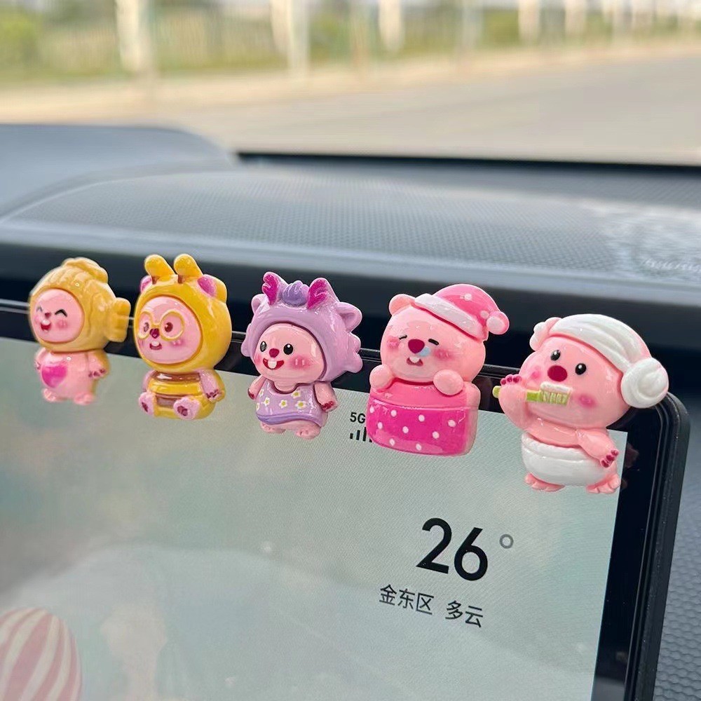 General Motors Motorcycle Instrument Panel ตกแต่งเครื่องประดับขนาดเล็ก Cute Cartoon Resin Doll
