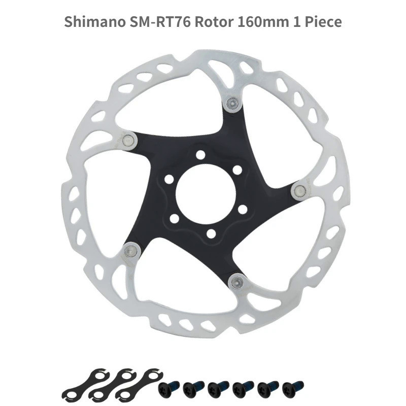 Shimano XT Disc Rotor SM-RT76 6 รู 160 มม. 180 มม. 203 มม.