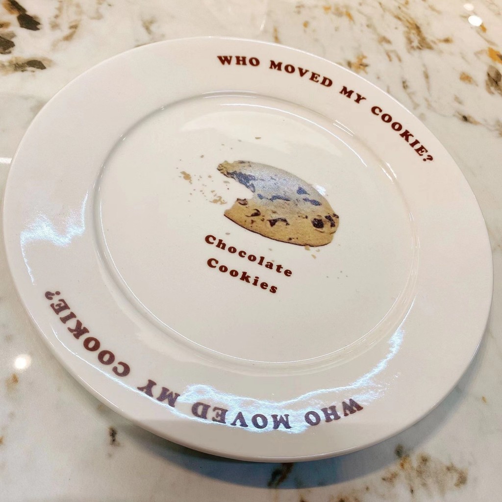 จานเซรามิค 8 นิ้ว/วัสดุเซรามิค/ขนาด 8 นิ้ว/4 แบบ/จานผลไม้/ - รูปที่ 4