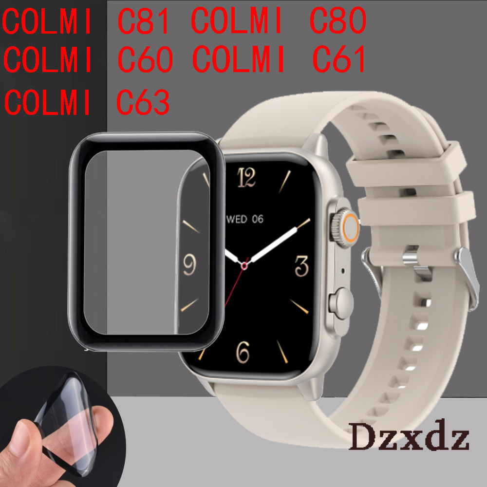 3D Soft Watch ฟิล์มสําหรับ COLMI C81 C80 ป้องกันหน้าจอสําหรับ COLMI C60 C61 C63 Smartwatch ฟิล์ม (ไม