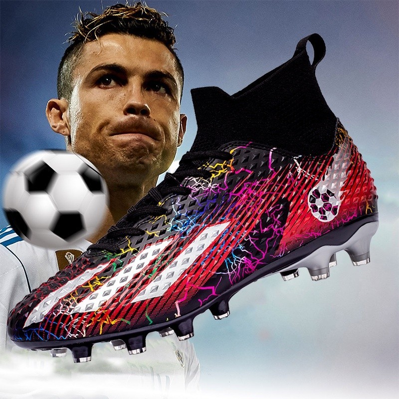 【พร้อมส่ง】adi X Messi World Cup speedportal FG รองเท้าฟุตบอล สําหรับเด็กผู้ชาย