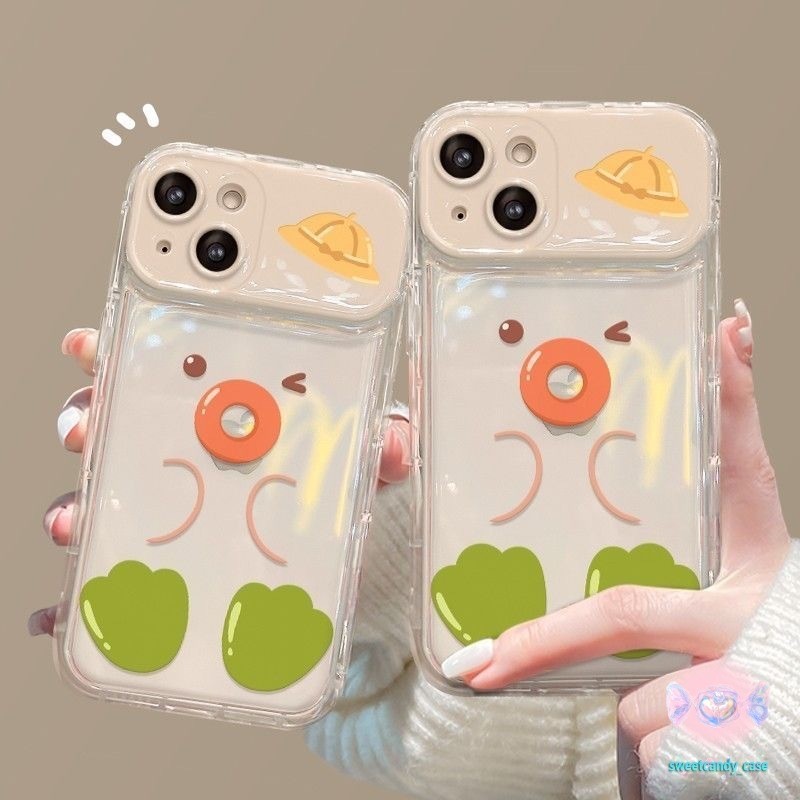 [จัดส่งในพื้นที่] เข้ากันได้กับiPhone X XR XS 11 13 15 12 Pro Max 7 8 14 15 Plus poutineกระจกแต่งหน้าเคสโทรศัพท์ cover