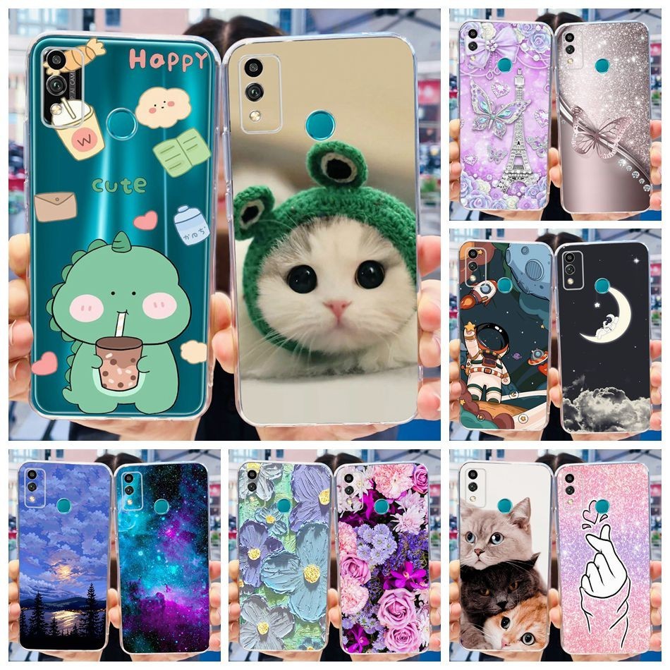 เคสซิลิโคนนิ่ม ลายไดโนเสาร์ แมวน่ารัก สําหรับ Honor 9X Lite Honor 9Xlite JSN-L21 JSN-L22 JSN-L23