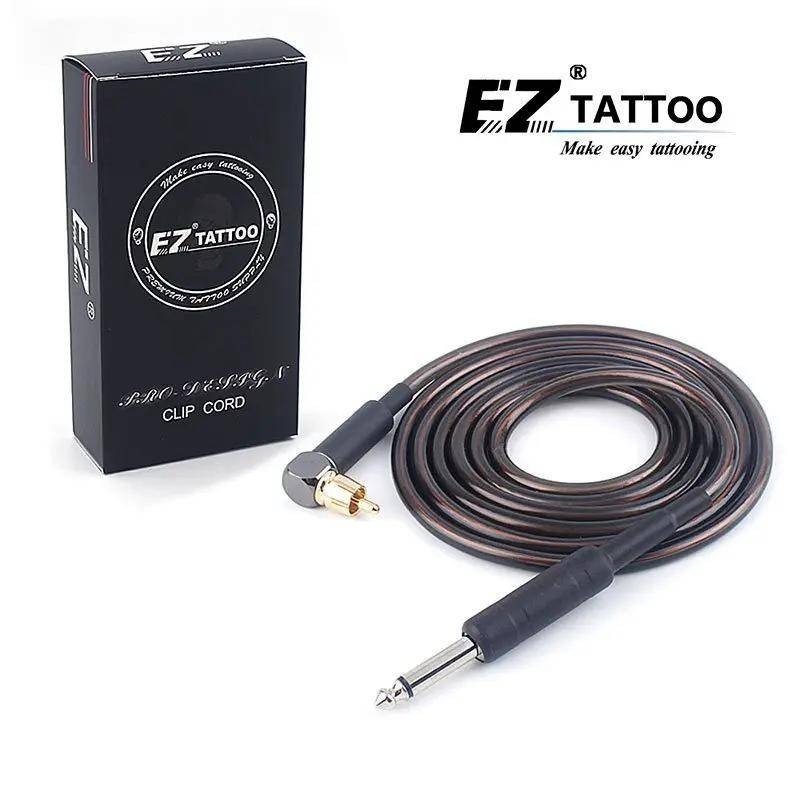 Ez สายคลิปพาวเวอร์ซัพพลาย เชื่อมต่อ Rca สีดํา สําหรับเครื่องสัก