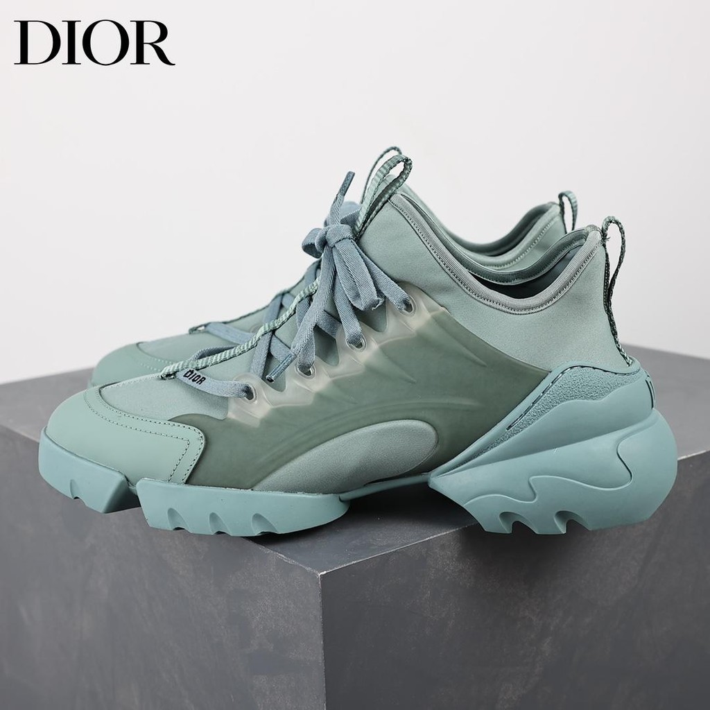 คริสเตียน ดิออร์ Authentic Christian Dior แท้ Christian Dior D Connect Sneakers แบรนด์หรู รองเท้ากีฬ