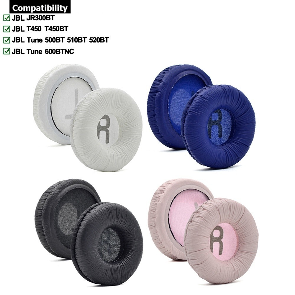ฟองน้ําครอบหูฟัง สําหรับ JBL T450 T450BT JR300BT Tune 500BT 510BT 520BT 600BTNC 1 คู่
