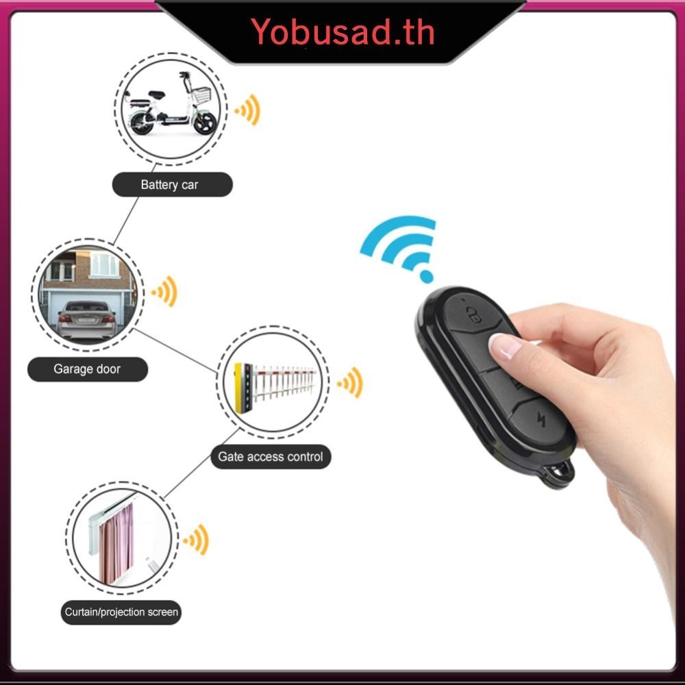 [Yobusad.th] รีโมตกุญแจ 4 ปุ่ม 315 MHz 433 MHz แบบเปลี่ยน สําหรับบ้าน