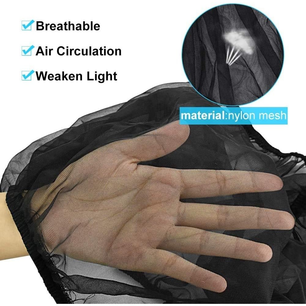 Universal Mesh Bird Cage Cover Shell Skirt Net Easy Cleaning Seed Catcher Guard Bird Cage Stretchy Mesh Parrot Bird Cage Net - รูปที่ 4