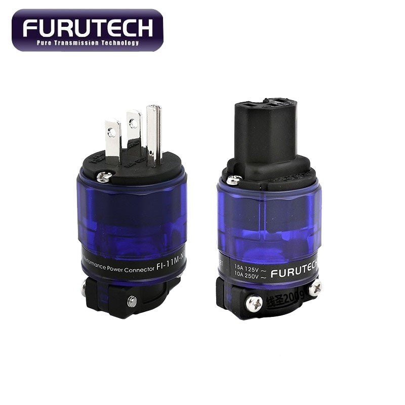 Furutech FI-11 (G) ปลั๊กไฟ ชุบทองแดง ชุบทอง ชุบโรเดียม มาตรฐานอเมริกา อุปกรณ์เสริมเครื่องเสียงไฮไฟ