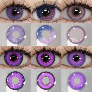 [จัดส่งจากประเทศไทย] Eyeshare คอนแทคเลนส์ สีม่วง Y2K สําหรับนักเรียน ผู้หญิง 1 คู่