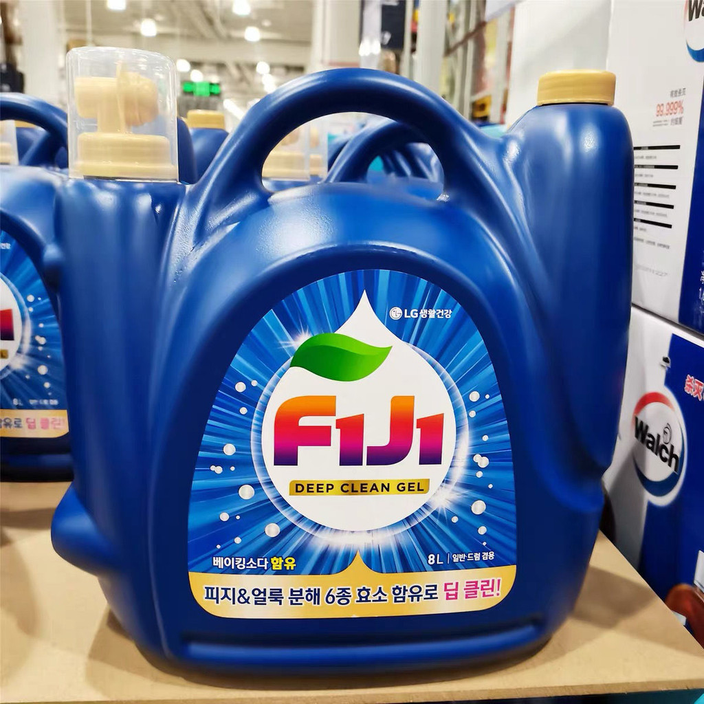 ★-☀Fuori f1j1น้ำยาซักผ้าทำความสะอาดล้ำลึก8L ถังกดฆ่าเชื้อกลิ่นหอมติดทนนานและขจัดสิ่งปนเปื้อน