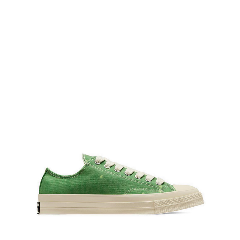 Converse x GOLF le FLEUR* Chuck 70 รองเท้าผ้าใบ สีเขียว สีเขียว และสีขาว สําหรับผู้ชาย และผู้หญิง
