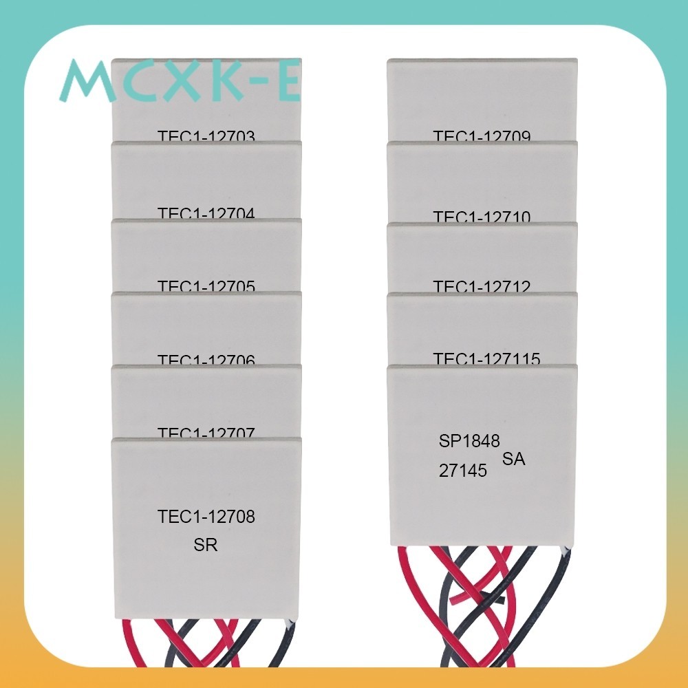 Mcxk-e แผ่นทําความเย็น TEC1-12706 12704 12705 12708 12709 12710 12712 12715 40 * 40 1 ชิ้น