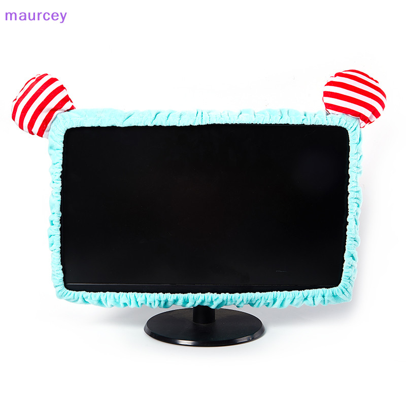 Maurcey ผ้าคลุมหน้าจอคอมพิวเตอร์ โน๊ตบุ๊ค กันฝุ่น ลายน่ารัก TH