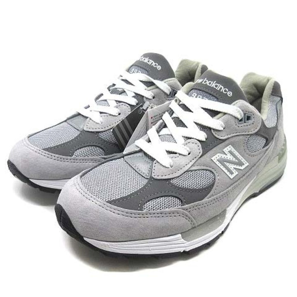 New Balance M992GR sneakers made in USA gray 26 cm mens Direct from Japan Secondhand