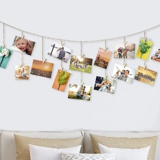 คลิปไม้หนีบรูปภาพ อเนกประสงค์ 50 ชิ้น 100 ชิ้น