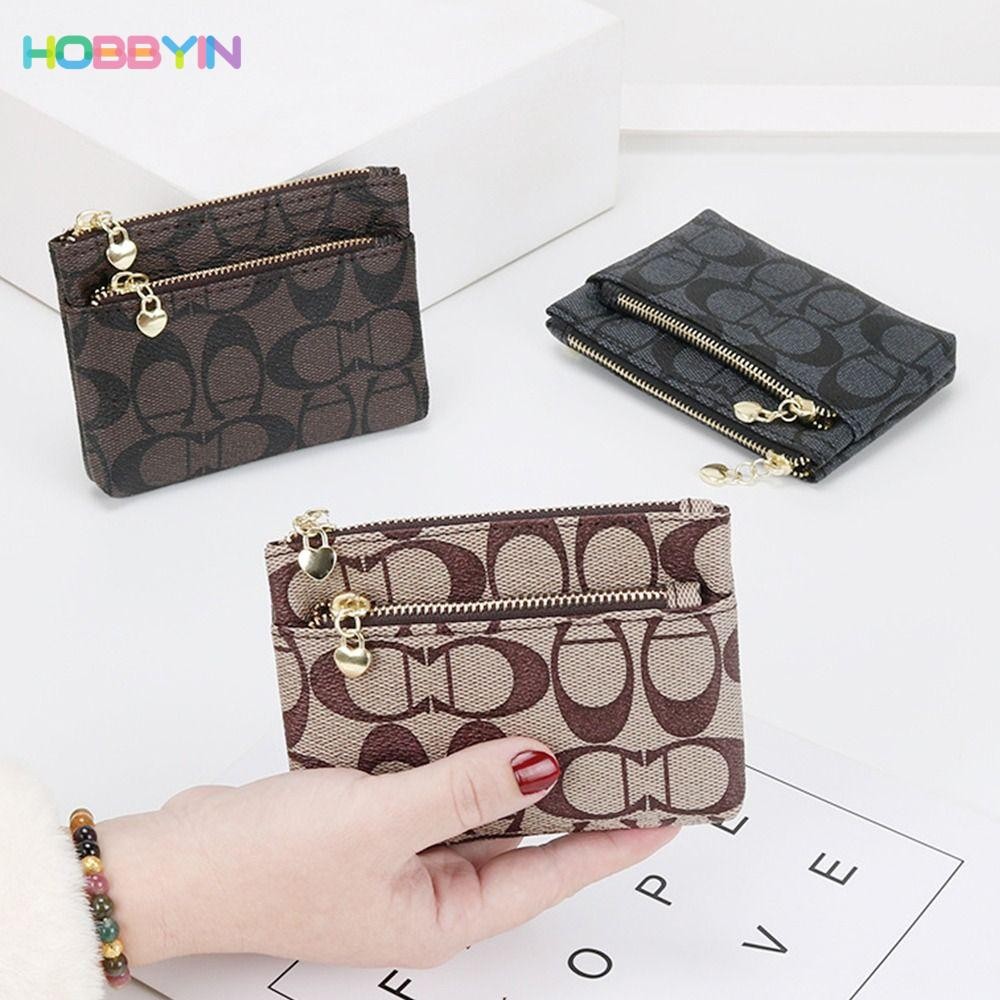 HOBBYIN เมลีน 1ชิ้นลิปสติกถุงเก็บ,กระเป๋ากุญแจกระเป๋าใส่เหรียญมือถือ,มินิย้อนยุคซิปกระเป๋าใส่เหรียญหนังสําหรับสาวๆ