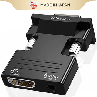 พร้อมส่ง หัวต่อ HDMI ตัวเมีย เป็น VGA ตัวผู้ พร้อมอะแดปเตอร์เสียง รองรับเอาต์พุตสัญญาณ 1080P ใหม่