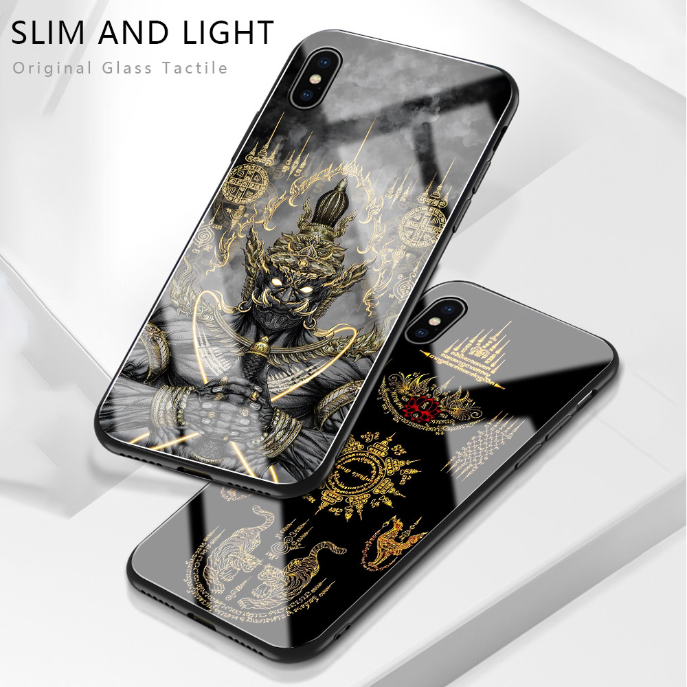 เคส For เคสแข็ง Huawei Y9 P30 P20 Honor X6B X7B X9B Pro Prime 2019 4G 5G เคสหัวเว่ย เคสโทรศัพท์ Case Glass BLK - รูปที่ 4