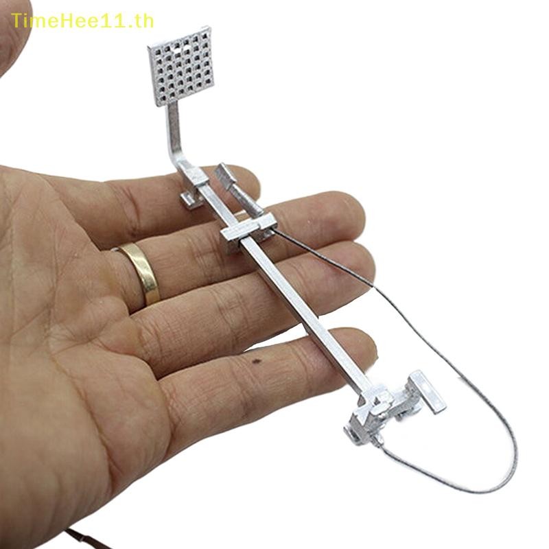 TimeHee 1:12 ตุ๊กตาห้องน้ํา Miniature จําลอง Shower Top Showerhead ห้องน้ําก๊อกน้ําเด็กเล่นของเล่นอุปกรณ์เสริม TH