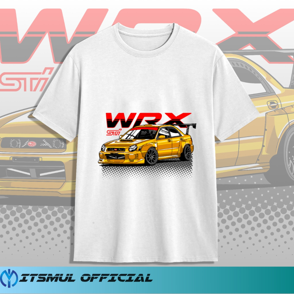 KATUN WRX Racing Automotive Car T-Shirt IM03(1) ผ้าฝ้ายหวี