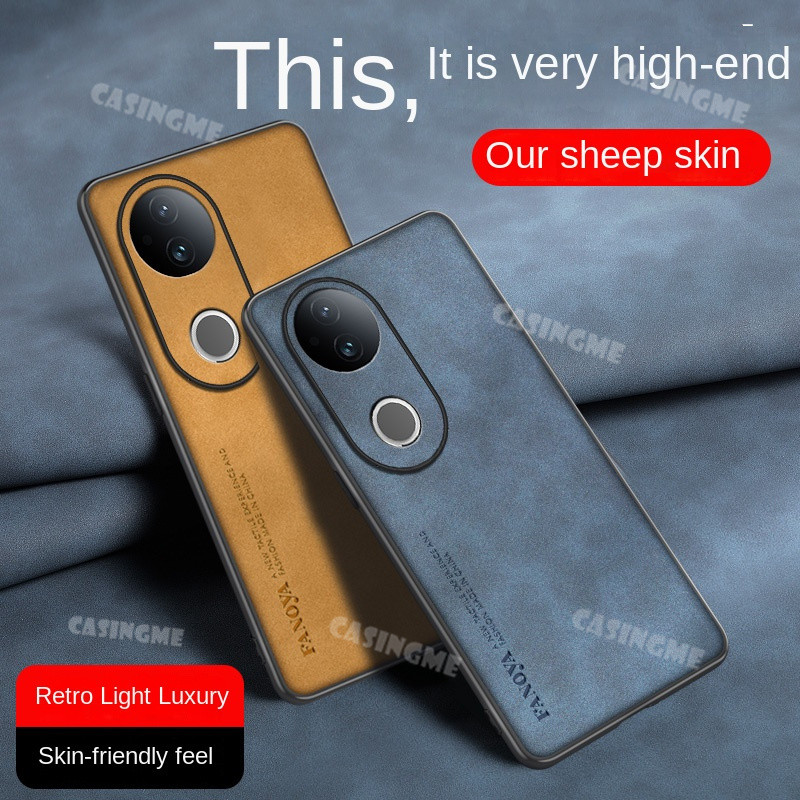 สําหรับvivo V50 V50Pro 5G 2025 หนังเคสโทรศัพท์SheepskinหนังสําหรับVivoV50 Vivo V50 5G V50Pro V 50 Pr