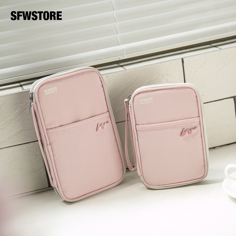 ShopAt.Two[A8138] กระเป๋าพาสปอร์ต กระเป๋าใส่หนังสือเดินทาง ป้องกัน RFID