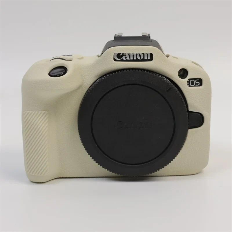R100 เคสซิลิโคน เกราะป้องกันตัวกล้อง สําหรับกล้องดิจิทัล Canon EOS R50