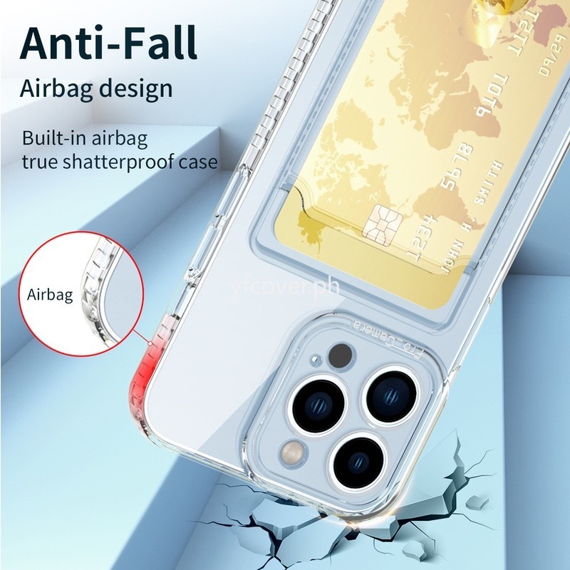 Itel RS4 เคสโทรศัพท์กันกระแทกสําหรับ ITEL RS4 rs4 itel เคสซิลิโคนโปร่งใสผู้ถือบัตร TPU ปลอกอ่อนฝาครอ