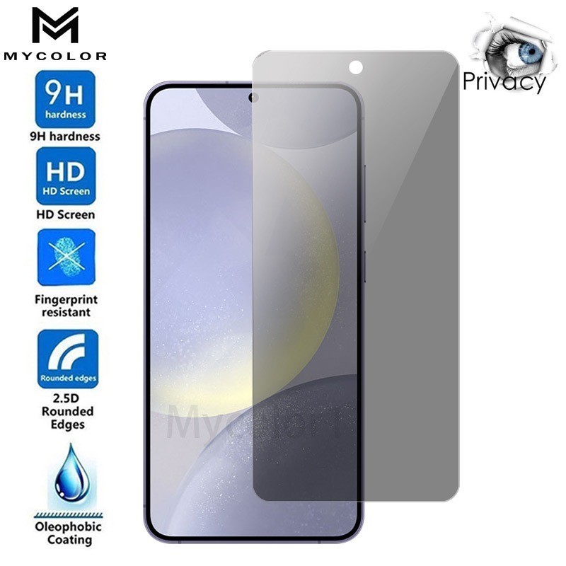 ฟิล์มกันมอง ฟิล์มกระจกนิรภัย 9H ฟิล์มกันเสือก สำหรับ Samsung ss Galaxy S25 Edge S24 S23 S21 S20 FE S