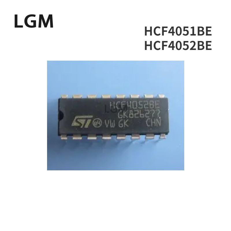 2/2/1 ชิ้น HCF4051BE HCF4052BE DIP-16 HCF4052BEY DIP16 IC ใหม่