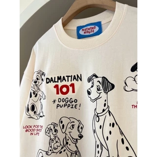 [งานเกรดพรีเมียม งานเกรด A] （จัดส่งตลอด 24 ชั่วโมง）OOOK 🐶 เสื้อยืดสกรีนน้องหมา Dalmatian💖