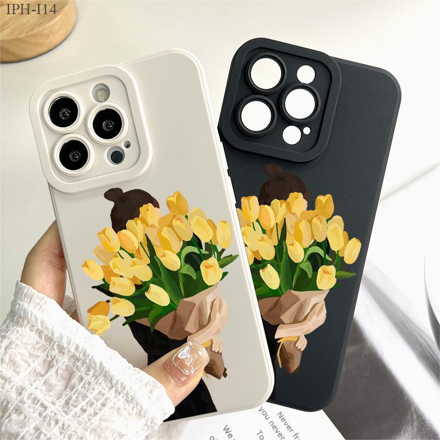 เคส For เคสนิ่ม IPhone 16 15 14 13 12 11 8 7 X XS XR SE Plus Pro Max 2020 2022 เคสไอโฟน เคสโทรศัพท์ Silicone Case TY