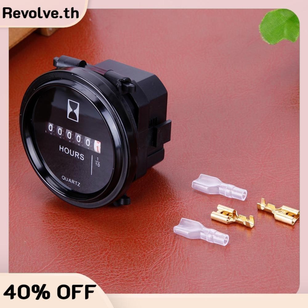 เครื่องวัดชั่วโมงดิจิทัล 6V-80V กันน้ํา ทนทาน สําหรับรถแทรกเตอร์ เรือ