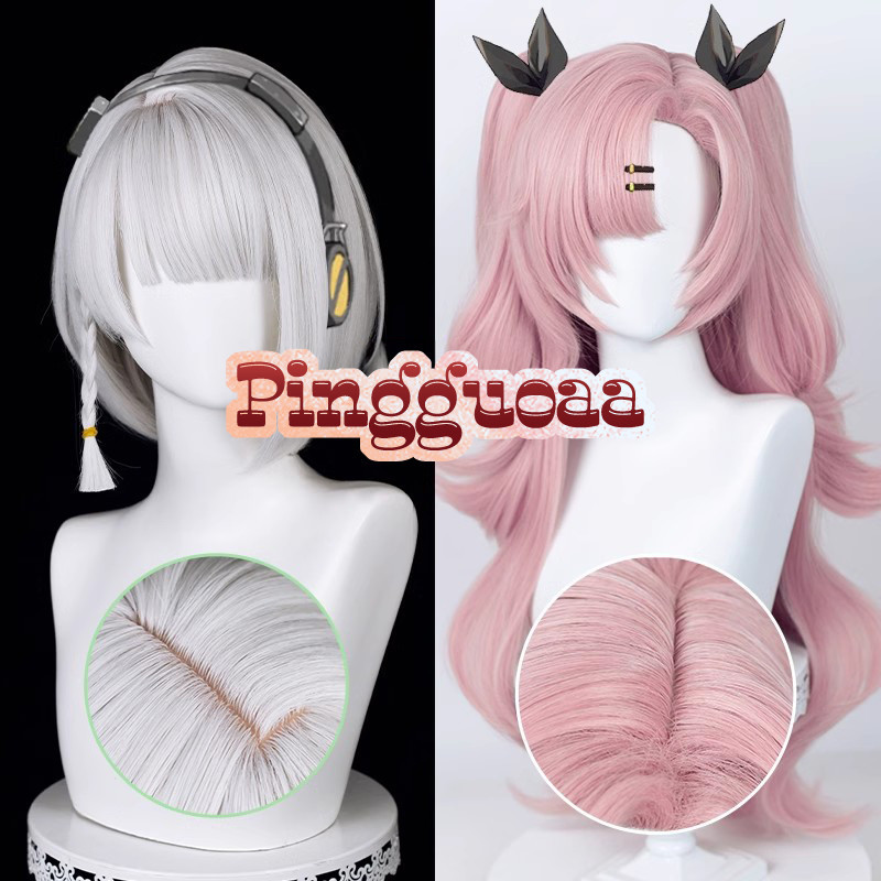 Zenless Zone Zero Anby Demara/Nicole Demara 35cm/80cm Long Heat Resistant Synthetic Hair