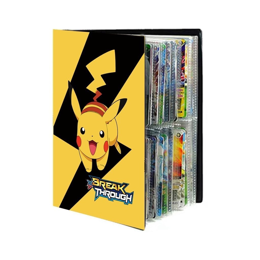 ! #@ Pokémon Card Favorites Card Binder Pokemon Pet Pikachu Can Hold 240 Pieces